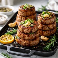 Pork Tenderloin Towers on the Grill