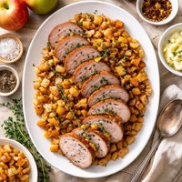 Pork Tenderloin with Caramelized Apple Onion Relish