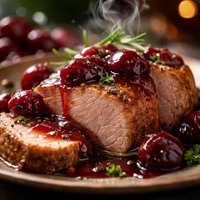 Pork Tenderloin with Cherry Sauce