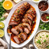 Pork Tenderloin with Chipotle Marmalade Sauce
