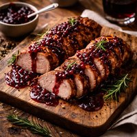 Pork Tenderloin with Cumberland Sauce