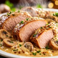 Pork Tenderloin with Dijon Marsala Sauce