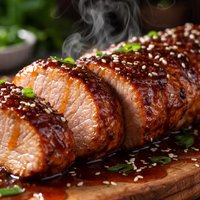 Pork Tenderloin with East West Barbecue Sauce