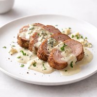 Pork Tenderloin with Gorgonzola Sauce