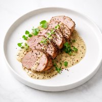 Pork Tenderloin with Grainy Mustard Sauce