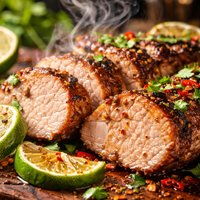 Pork Tenderloin with Lime and Chipotle