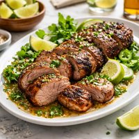 Pork Tenderloin with Lime Beer Marinade
