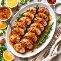 Pork Tenderloin with Marmalade Sauce