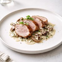 Pork Tenderloin with Mushroom Sauce