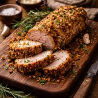 Pork Tenderloin with Parmesan Crust