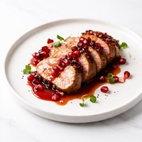 Pork Tenderloin with Pomegranate Glaze