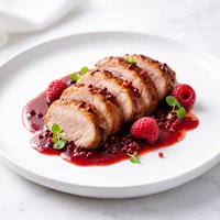Pork Tenderloin with Raspberry Sauce