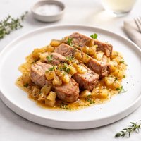 Pork with Pear and Ginger Sauce