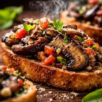 Portabella Mushroom Bruschetta