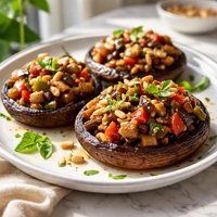 Portabella Mushroom Caponata
