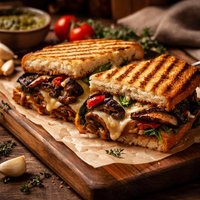 Portabella Mushroom Panini