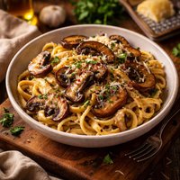 Portabella Mushroom Pasta