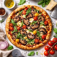 Portabella Mushroom Pizza