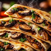 Portabella Mushroom Quesadillas