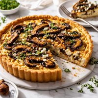 Portabella Mushroom Quiche