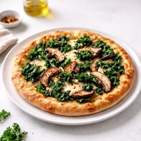Portobello Kale Pizza