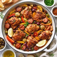 Portuguese Chicken and Sausage