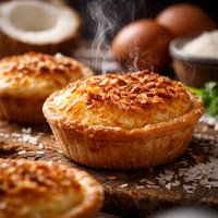 Portuguese Coconut Custard Tarts Pastis De Coco