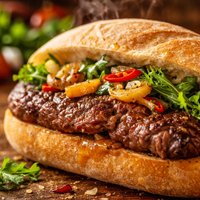 Portuguese Garlic Nailed Steak Prego No Pao