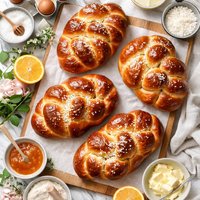 Portuguese Sweet Bread Pao Doce