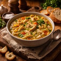 Post Chemo Chicken Noodle Soup