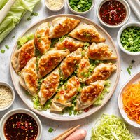 Pot Stickers with Chinese Cabbage