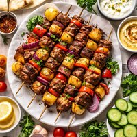 Potato and Beef Kebba