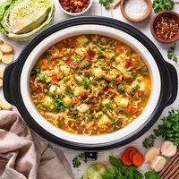 Potato and Cabbage Soup Crock Pot