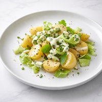 Potato and Celery Salad with Blue Cheese Dressing