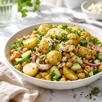 Potato and Chickpea Salad