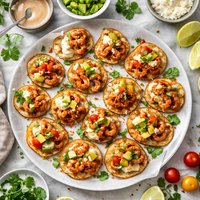 Potato and Chipotle Shrimp Appetizer