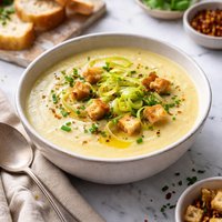 Potato and Leek Soup Creamy but No Cream