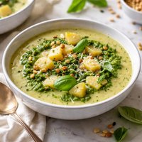 Potato and Pesto Soup