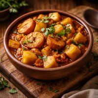 Potato and Plantain Curry