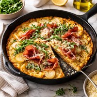 Potato and Prosciutto Frittata Italian Omelet