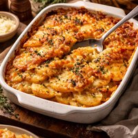 Potato Butternut Squash and Gruyere Gratin