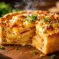 Potato Cheese Pie Derf Quiche