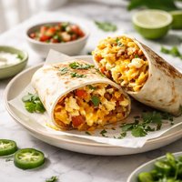 Potato Egg and Cheese Burrito