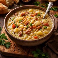 Potato Hominy Soup