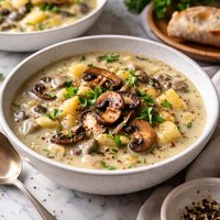Potato Leek Mushroom Soup