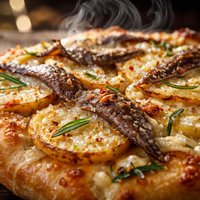 Potato Parmesan and Anchovy Focaccia
