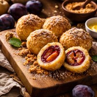 Potato Plum Dumplings