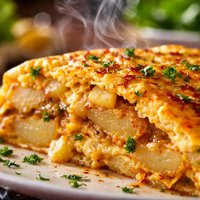 Potato Saffron Omelet