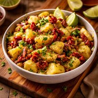 Potato Salad with Lime and Sun Dried Tomatoes