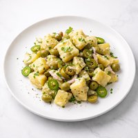 Potato Salad with Olives and Jalapenos